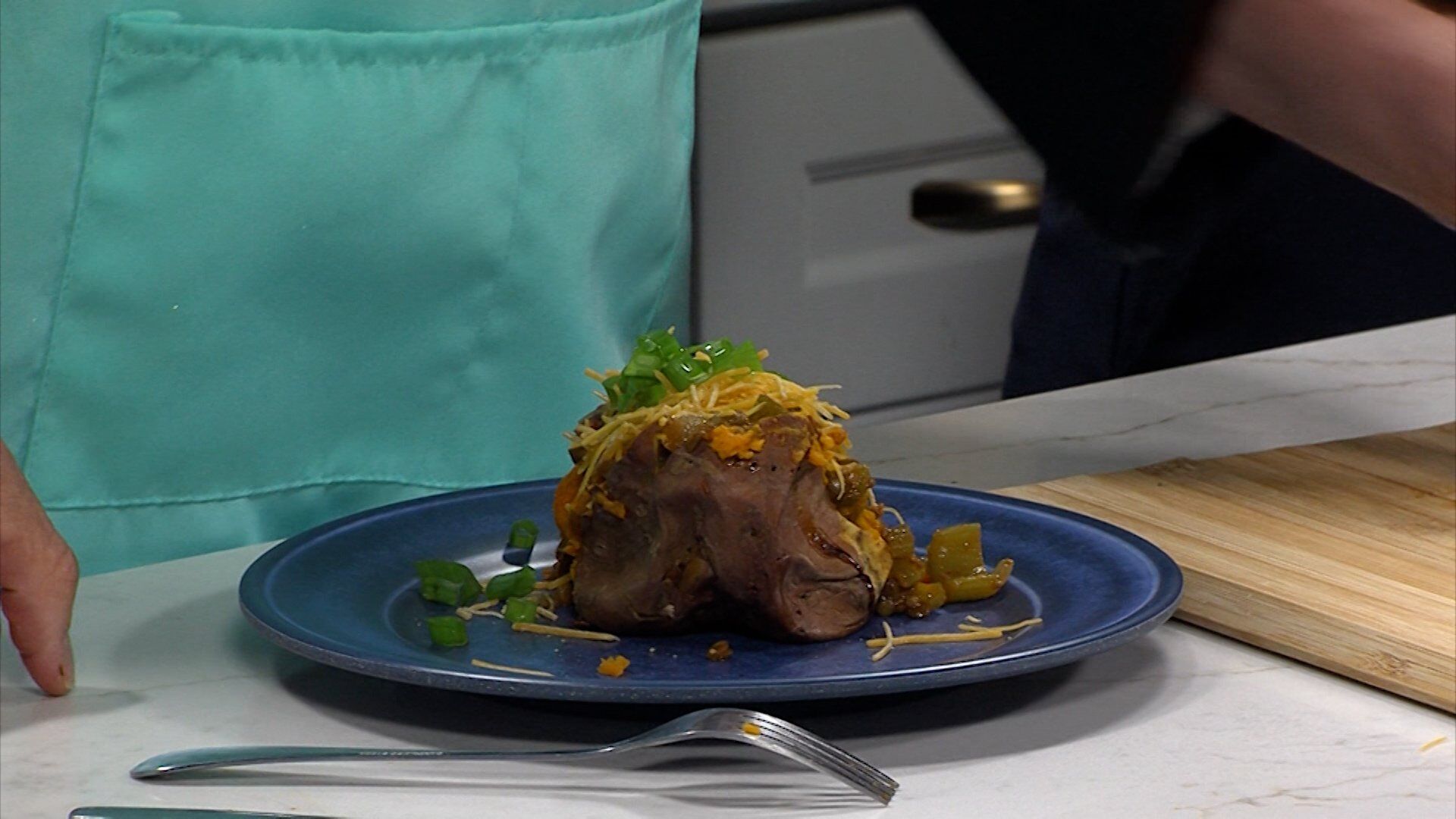 TidalHealth is in the Kitchen Concepts Kitchen and Turkey Chili Stuffed Potatoes is On The Menu